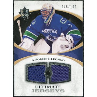 2010/11 Upper Deck Ultimate Collection Ultimate Jerseys #UJRL Roberto Luongo /100