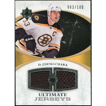 2010/11 Upper Deck Ultimate Collection Ultimate Jerseys #UJZC Zdeno Chara /100