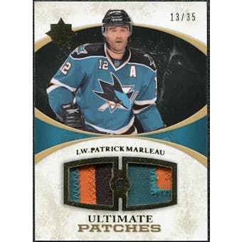 2010/11 Upper Deck Ultimate Collection Ultimate Patches #UJPM Patrick Marleau /35