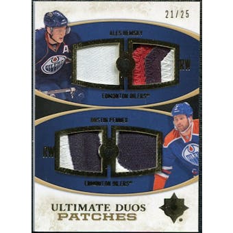 2010/11 Upper Deck Ultimate Collection Ultimate Patches Duos #UDJHP Dustin Penner Ales Hemsky /25