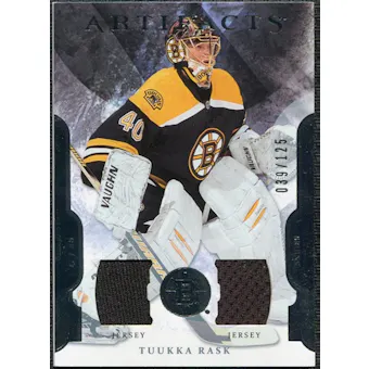 2011/12 Upper Deck Artifacts Jerseys #40 Tuukka Rask /125
