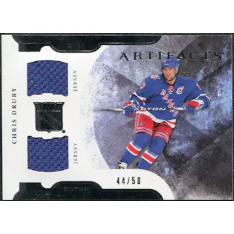 2011/12 Upper Deck Artifacts Horizontal Jerseys #38 Chris Drury /50