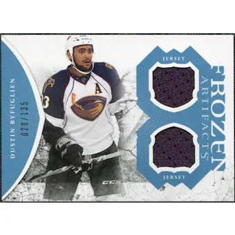 2011/12 Upper Deck Artifacts Frozen Artifacts Jerseys Blue #FABY Dustin Byfuglien /135