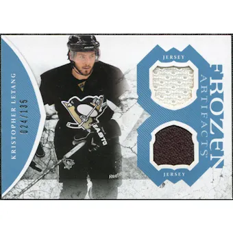 2011/12 Upper Deck Artifacts Frozen Artifacts Jerseys Blue #FAKL Kristopher Letang /135