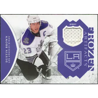 2011/12 Upper Deck Artifacts Frozen Artifacts Jerseys Purple #FADU Dustin Brown
