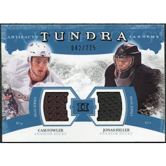 2011/12 Upper Deck Artifacts Tundra Tandems Jerseys Blue #TT2FH Cam Fowler / Jonas Hiller /225
