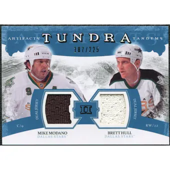 2011/12 Upper Deck Artifacts Tundra Tandems Jerseys Blue #TT2MH Mike Modano / Brett Hull /225