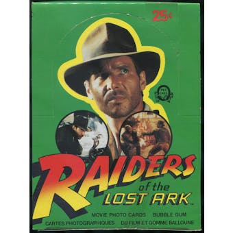 Raiders of the Lost Ark Wax Box (1981 O-Pee-Chee)