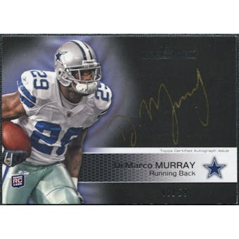 2011 Topps Precision Rookie Autographs Gold Ink #119 DeMarco Murray Autograph /50