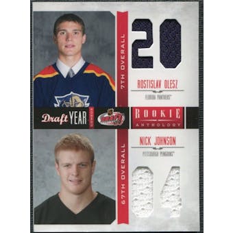 2011/12 Panini Rookie Anthology Draft Year Combo Jerseys #32 Rostislav Olesz Nick Johnson