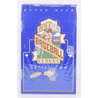 1993 Upper Deck Series 2 Baseball Hobby Box