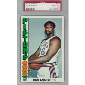 1976/77 Topps Basketball #10 Bob Lanier PSA 8 (NM-MT) *0750 (Reed Buy)