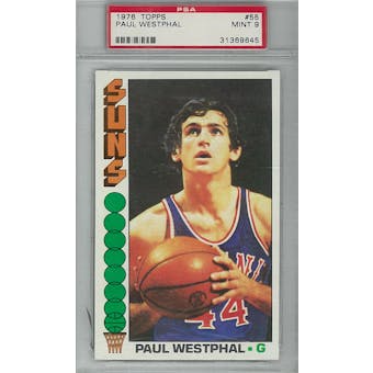 1976/77 Topps Basketball #55 Paul Westphal PSA 9 (Mint) *9645 (Reed Buy)