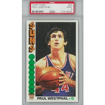 1976/77 Topps Basketball #55 Paul Westphal PSA 9 (Mint) *8582 (Reed Buy)