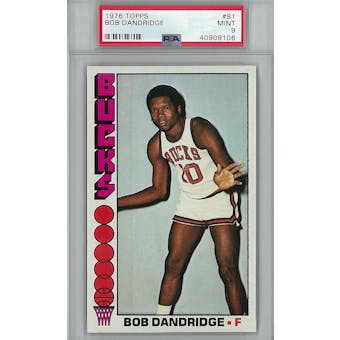 1976/77 Topps Basketball #81 Bob Dandridge PSA 9 (Mint) *9106 (Reed Buy)