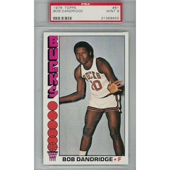 1976/77 Topps Basketball #81 Bob Dandridge PSA 9 (Mint) *9655 (Reed Buy)