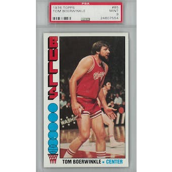 1976/77 Topps Basketball #85 Tom Boerwinkle PSA 9 (Mint) *7554 (Reed Buy)