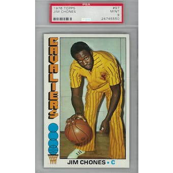 1976/77 Topps Basketball #97 Jim Chones PSA 9 (Mint) *5550 (Reed Buy)