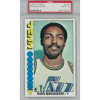 1976/77 Topps Basketball #138 Ron Behagen PSA 9 (Mint) *8436 (Reed Buy)