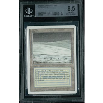 Magic the Gathering 3rd Ed Revised Tundra BGS 8.5 (8.5, 9, 9, 8.5)