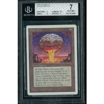 Magic the Gathering Unlimited Chaos Orb BGS 7 (9, 8.5, 9, 6)