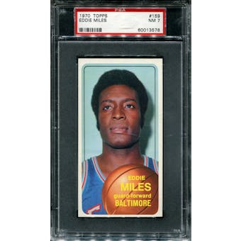 1970/71 Topps Basketball #159 Eddie Miles PSA 7 (NM) *3578