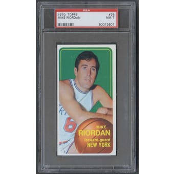 1970/71 Topps Basketball #26 Mike Riordan PSA 7 (NM) *3601