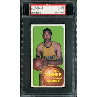 1970/71 Topps Basketball #158 Bill Turner PSA 9 (MINT) *3639
