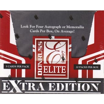 2007 Donruss Elite Extra Edition Baseball Hobby Box