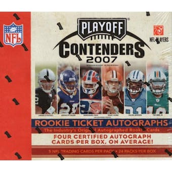 2007 Playoff Contenders Football Hobby Box