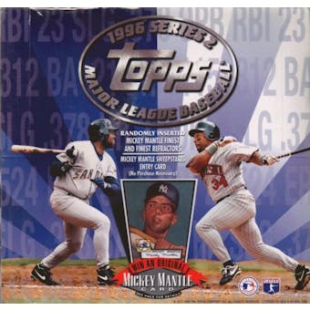 1996 Topps Series 2 Baseball Cello Box