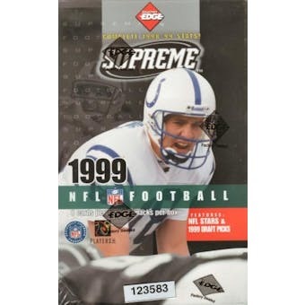 1999 Collector's Edge Supreme Football Hobby Box