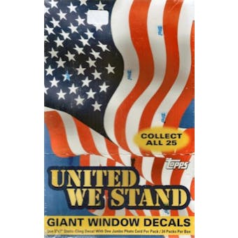 United We Stand Giant Window Decals Box (2001 Topps)
