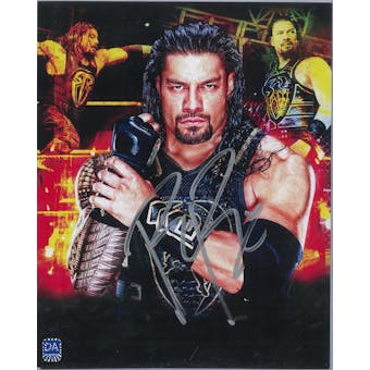 Roman Reigns Autographed WWE 8x10 Photo (DACW COA)
