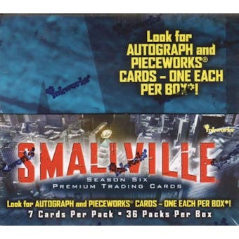 Smallville Season 6 Trading Cards Box (2008 InkWorks)