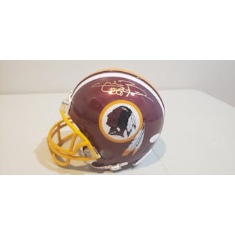 Charlie Brown Washington Redskins Autographed Football Mini Helmet JSA #HH11112 (Reed Buy)