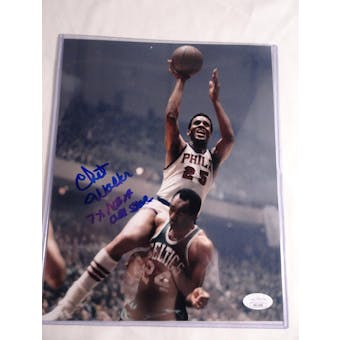 Chet Walker Philadelpia 76ers Autographed Basketball 8x10 Photo (7x NBA All Star) JSA #HH11600 (Reed Buy)