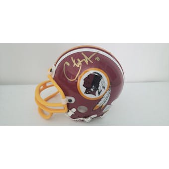 Charles Mann Washington Redskins Autographed Football Mini Helmet JSA #HH11080 (Reed Buy)