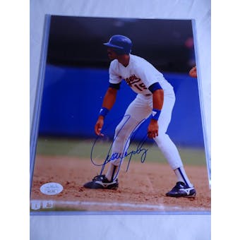 Juan Gonzalez Texas Rangers Autographed Baseball 8x10 Photo JSA #HH11592 (Reed Buy)