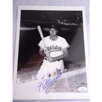 Gus Zernial Philadelphia A's Autographed Baseball Photo JSA #HH11585 (Reed Buy)