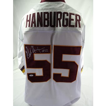Chris Hanburger Washington Redskins Autographed Football Reebok Jersey JSA #HH11408 (Reed Buy)