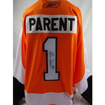 Bernie Parent Philadelphia Flyers Autographed Hockey Reebok Jeresey JSA #HH11396 (Reed Buy)