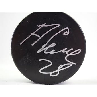 Alexander Semin Autographed Hockey Puck JSA #HH11501 (Reed Buy)