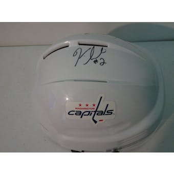 Ken Sabourin Washington Capitals Autographed Hockey Mini Helmet JSA #HH11640 (Reed Buy)
