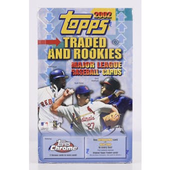 2002 Topps Traded & Rookies Baseball Hobby Box