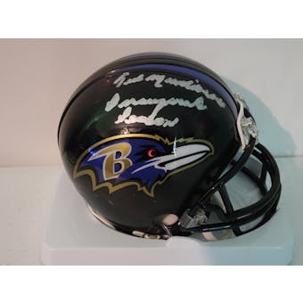 Ted Marchibroda Baltimore Ravens Autographed Football Mini Helmet (Inaugural Season) JSA #HH11288 (Reed Buy)