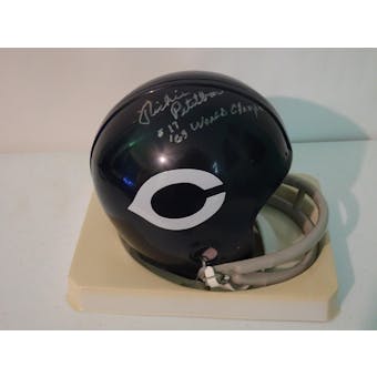 Richie Petitbon Chicago Bears Autographed Football Mini Helmet (63 World Champs) JSA #HH11265 (Reed Buy)