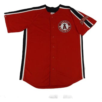 Los Angeles Angels Majestic Red Crosstown Rivalry Jersey (Adult XL)