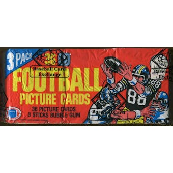 1981 Topps Football Grocery Rack Pack Lot Of 12 (BBCE)
