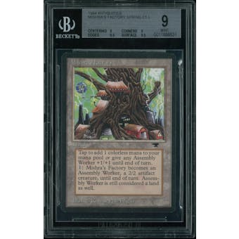 Magic the Gathering Antiquities Mishra's Factory (Spring) BGS 9 (9, 9, 9.5, 9.5)
